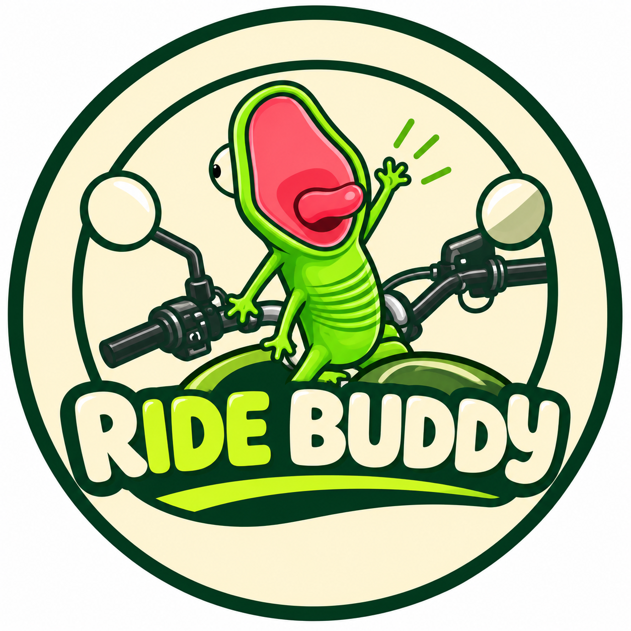 Biker Lizard Buddy